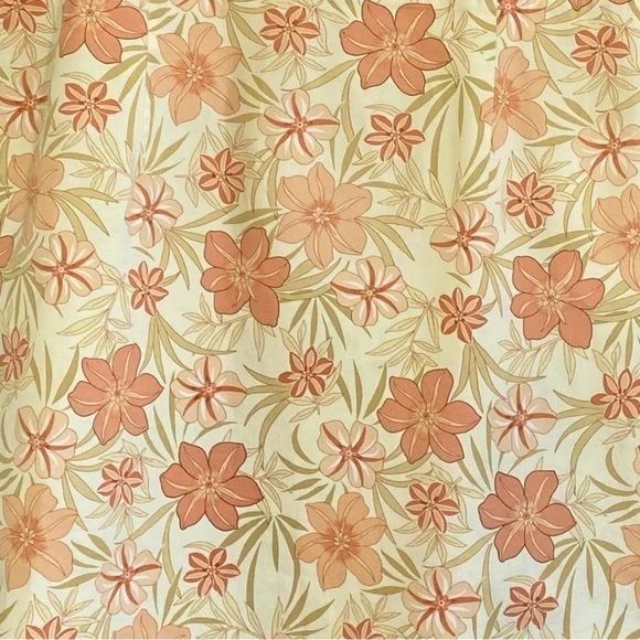 Tommy Bahama Cotton Sundress Women’s 8 Stretch Yellow Hawaiian Floral Print Warm - Picture 6 of 11